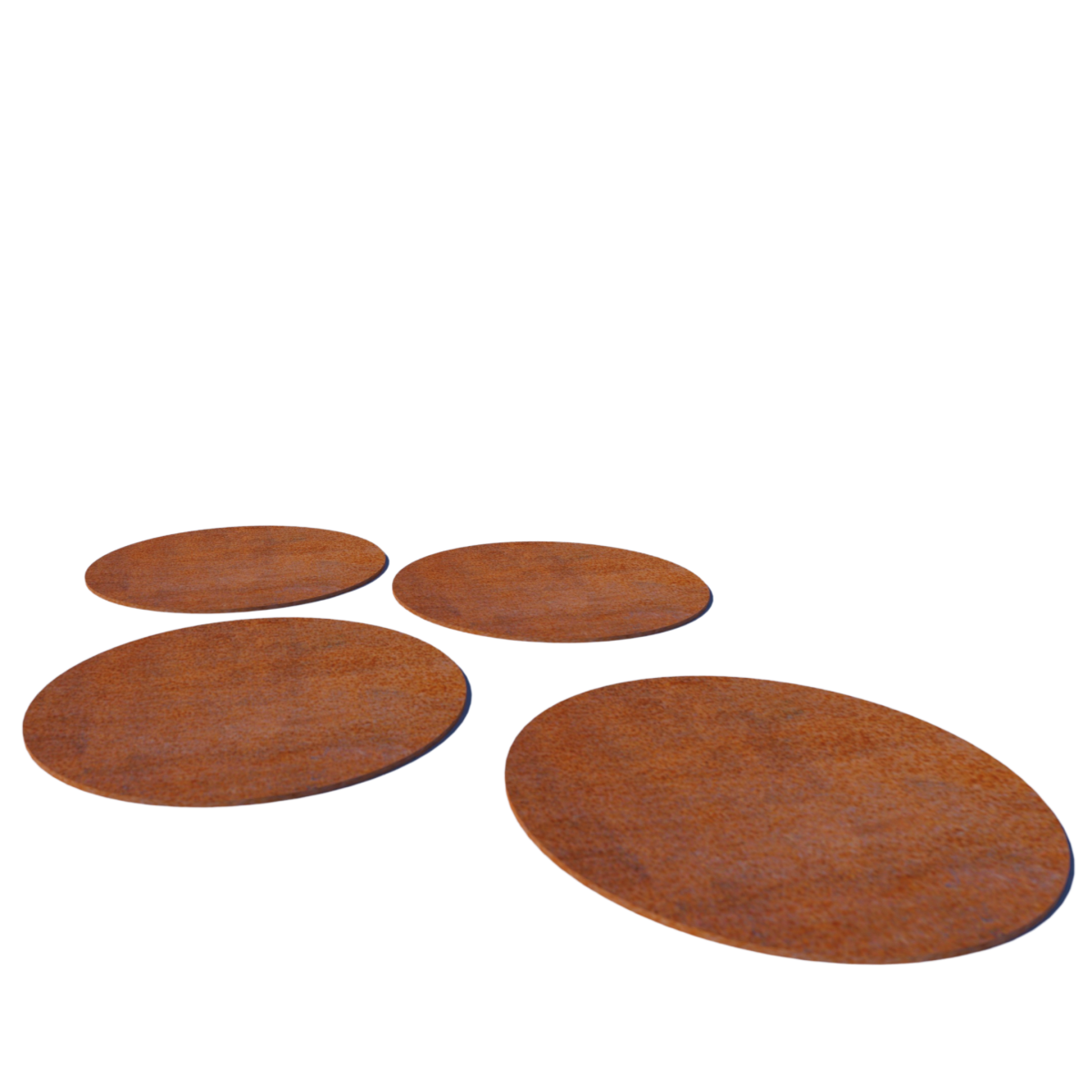 Cortenstaal tegel - Rond 75 cm - Afbeelding 1